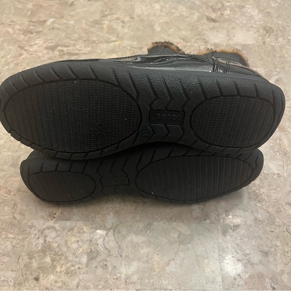 Totes Quilted Faux Fur Double Zipper Quilted Snow Boots Women’s Size 10M - Picture 8 of 9